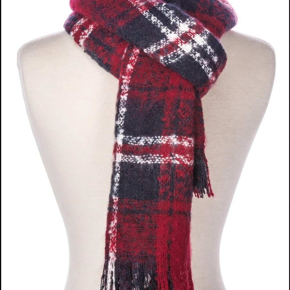 Noble Mount Men's Westminster Plaid Winter Scarf